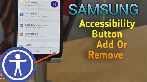 Accessibility button samsung.  Are there any consequences to removing the Accessibili...