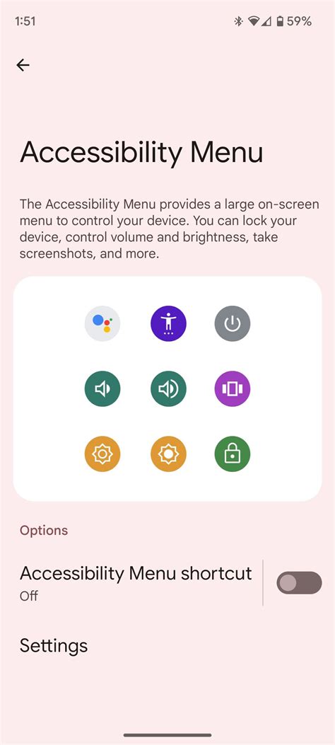 Accessibility menu apk.  In the Settings app, select Accessibility from the list.  Turn on ...