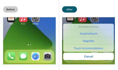 Accessibility shortcut not working.  Tap .  Notes: The behavior of some keyboard shortcuts m...