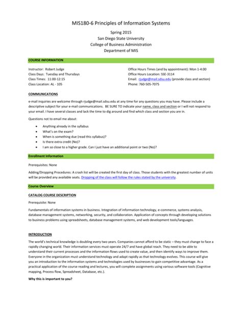 Accessible Syllabus Template