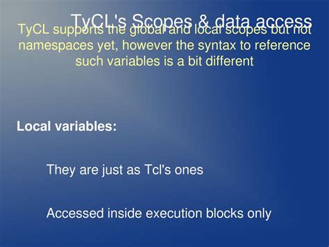 Accessing TCL Variables from Event Processors - Michigan State …