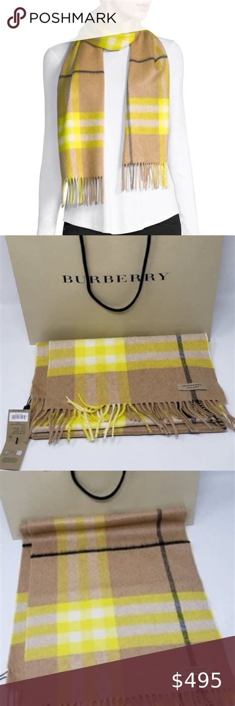 Accessories Burberry Cashmere Checkerd Scarf - Poshmark