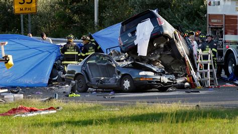 FREEHOLD TOWNSHIP — Authorities are at the scene of a serious crash at Route 9 and Route 33 where multiple cars collided Sunday afternoon, according to the Monmouth County Prosecutor's Office.