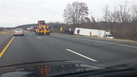 Jun 26, 2023 · Updated: 5:45 AM EDT June 27, 2023. HAGERSTOWN, Md. — Interstate 81 through Hagerstown was blocked for hours Monday after a truck carrying hazardous cargo had a blow out and veered off the road ... . 