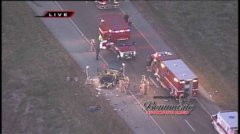 Accident near litchfield il today. Victims were 18 and 22. 