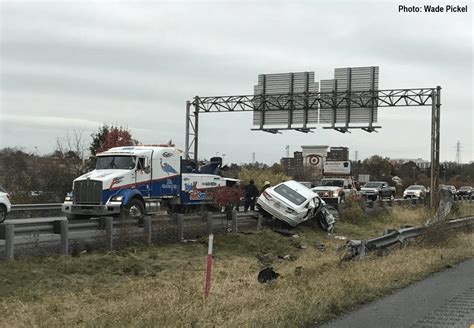 0:21. HARRISON - Two people died in a three-vehicle crash that has shut down eastbound traffic on Interstate 287 this morning. The crash took place in Harrison at 8:24 a.m. between Exits 10 and .... 