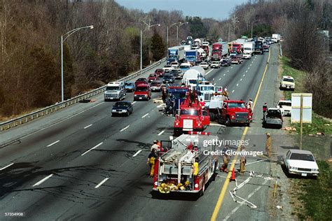 Accident on 495 today in md. Update: Montgomery County; cleanup continues on I-495 at Exit 35 I-270 after overturned TT crash this morning. The three left lanes are still closed as clean-up continues. Ramp to NB I-270... 