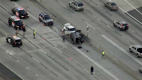 The accident happened on the 605 Freeway near Katella Avenue at arou