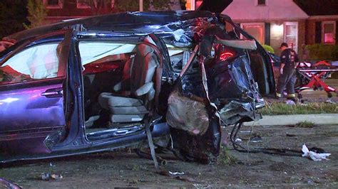 The crash happened near 60th and Fond Du Lac around 1:40 a.m. Ac