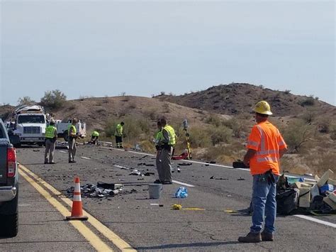 May 01, 2023. On April 28, 2023, at approximately 12:40 p.m., Lake Havasu City Police Officers responded to a vehicle collision on Highway 95 near mile marker 181 (in between Acoma Blvd. S. and Mulberry Ave.).. 