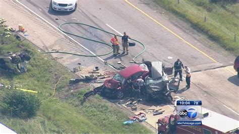 The tractor-trailer was traveling eastbound 