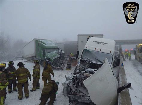 Accident on turnpike ohio. From 2019 through 2023, on the Ohio Turnpike, there were 3,800 speed-related crashes, where 16 people lost their lives and 1,518 people were injured; 348 crashes where a distraction was a contributing factor, causing one life to be lost and injuring 148 others; and there were 20 fatalities where a safety belt was 