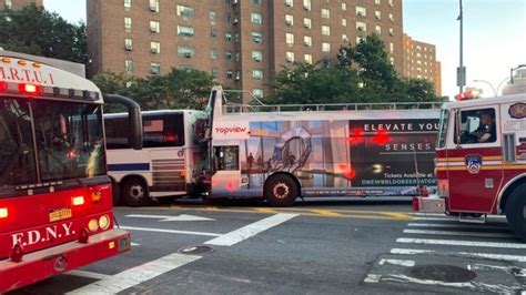 Accidente de autobuses en Nueva York deja a decenas de personas heridas, según las autoridades