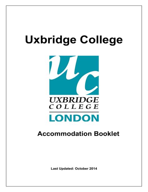 Accommodation Booklet 2011 12