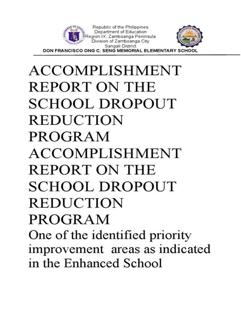Accomplishment Zero Drop out Program docx