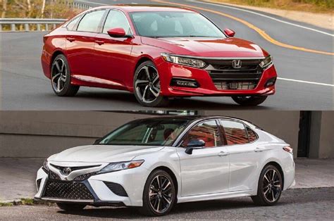 Accord vs camry. Large Sport Sedans. Compare the 2024 Honda Accord Hybrid with the 2024 Toyota Camry Hybrid: car rankings, scores, prices and specs. 
