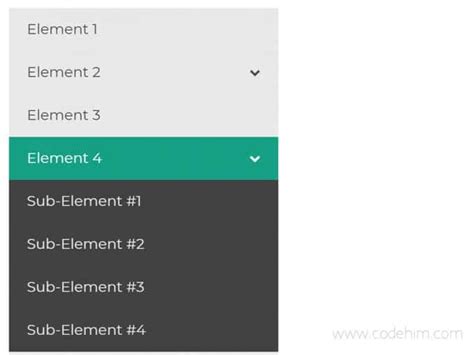 Accordion Sidebar Menu With Css And Jquery Codehim