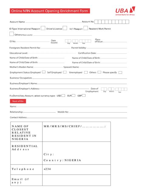 Account Opening Form Residents pdf