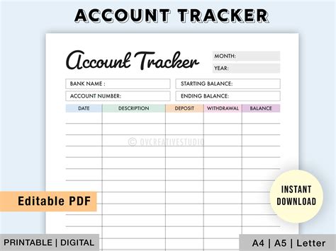 Account Tracker