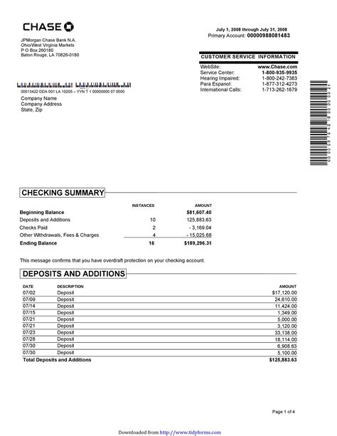 Account statement. If you elected paperless delivery, your paperless settings will apply to new future document types we add to your chosen accounts or document groups. It may take up to 2 statement cycles for your settings to go into effect. Here are the statements and documents online: Expand all panels. Consumer and Small Business Deposit Accounts. 