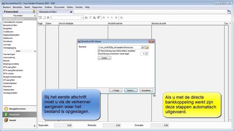 AccountView demo: bankafschriften verwerken in AccountView