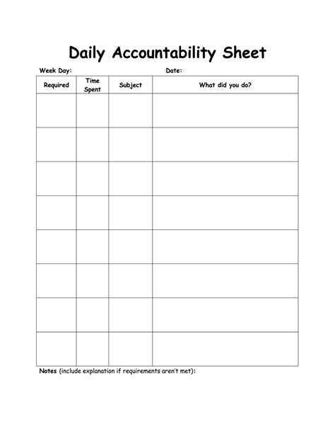 Accountability Chart Template Form Fill Out and Sign Printable PDF