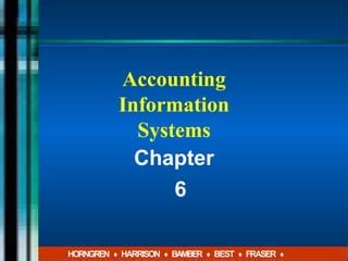 Accounting Information Systems Chapter 6 Solutions