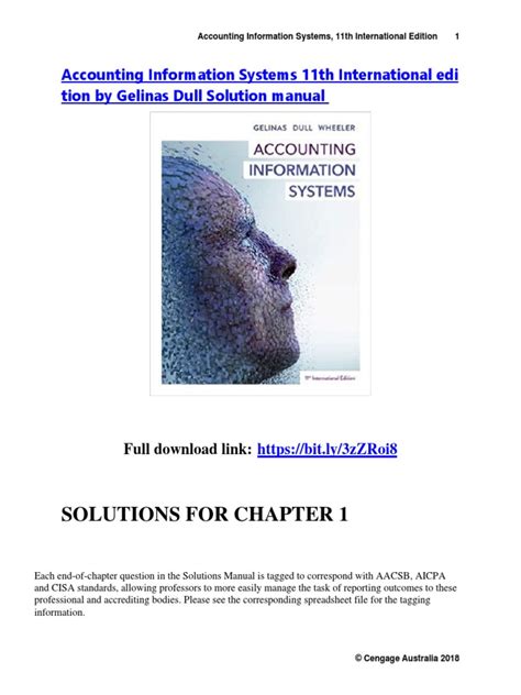 Accounting Information Systems Gelinas Dull Solutions