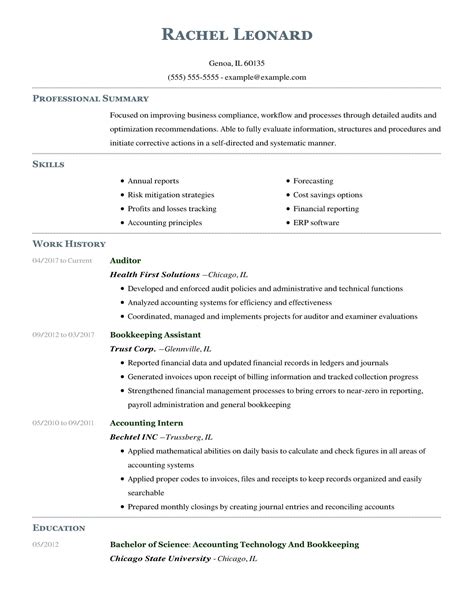 Accounting Resume Templates