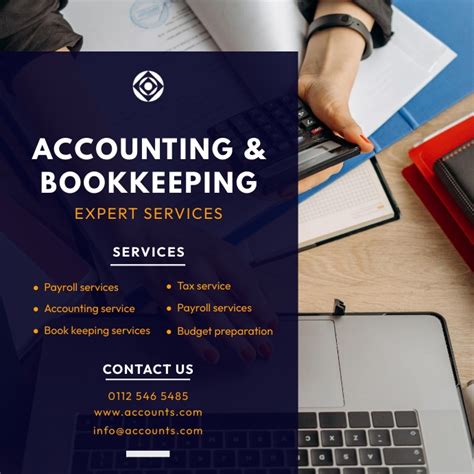 Accounting Services Flyer Template PSD Zone