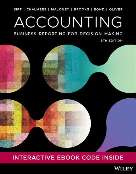 Accounting business reporting for decision making. - Closed face tunnelling machines and ground stability a guideline for best practice.