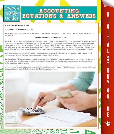 Accounting equations and answers speedy study guides by speedy publishing. - Crystal quest water cooler service manual.