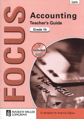 Accounting focus grade 10 teachers guide. - Reinhard heydrich und die frühgeschichte von gestapo und sd..