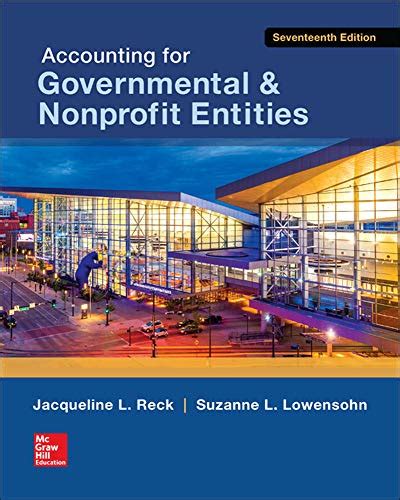 Accounting for governmental and nonprofit entities by reck 16th edition hardcover textbook only. - Handbook of critical issues in goal programming.
