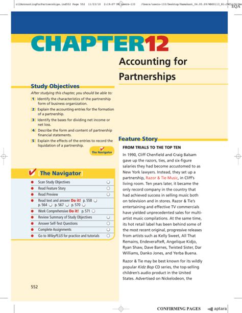 Accounting for partnerships and branches solutions manual. - Study guide for content mastery 23.