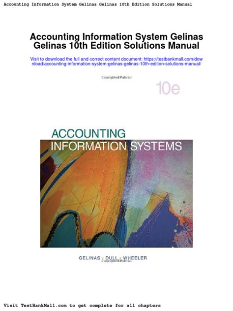 Accounting information system gelinas solutions manual. - Tiedon esittamistaven vaikutus luottopaatosposessiin ja sen lopputulokseen.