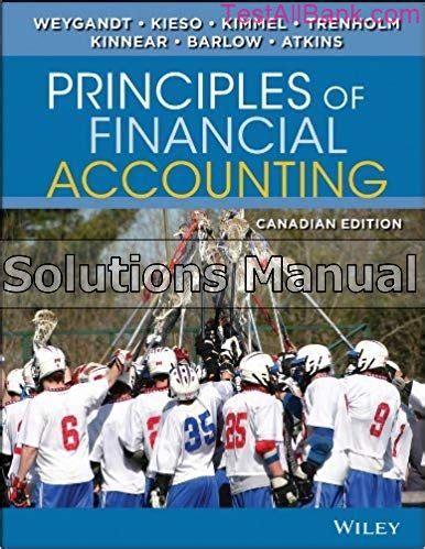 Accounting principles canada solutions manual weygandt. - Le guide vert bretagne sud michelin.
