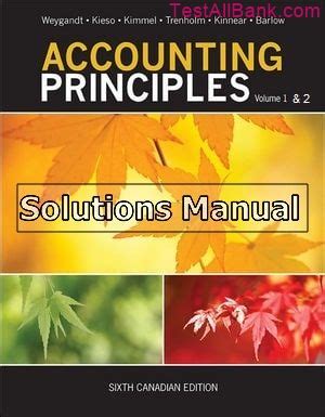 Accounting principles sixth canadian edition solution manual. - Manuale di servizio smart fortwo cdi.