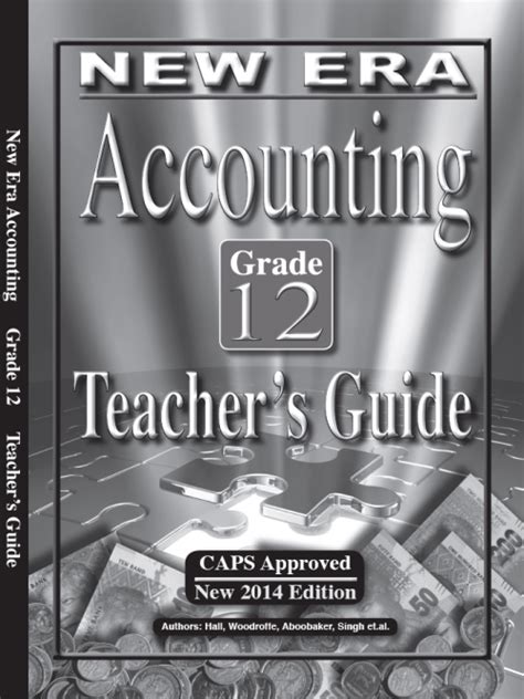 Accounting teacher guide grade 12 2014. - Jaeger and blalock 4e solution manual.