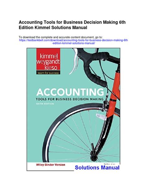 Accounting tools kimmel 4th edition solutions manual. - Sql queries for kpi in maximo.