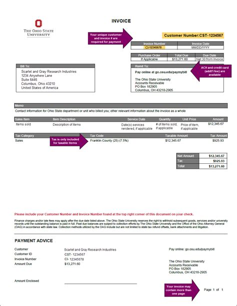 Accounts Receivable at Ohio State Office of ... - Ohio State University