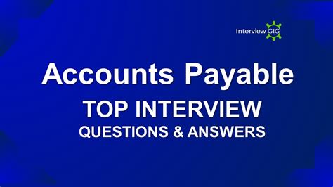 Accounts payable interview questions and answers for job. - Neds declassified school survival guide episodes.