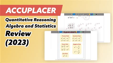 Accuplacer quantitative reasoning algebra and statistics practice.  Use this g...
