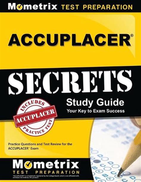 Download Accuplacer Secrets Study Guide Practice Questions And Test Review For The Accuplacer Exam By Accuplacer Exam Secrets Test Prep