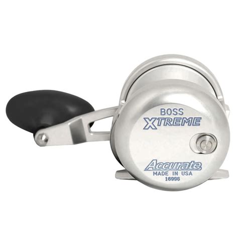 Accurate BX2-600 Boss Extreme 2-Speed Reel - Silver