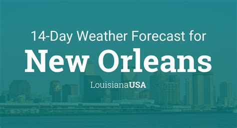 Accurate weather new orleans. May 14, 2023 · 10 Day Weather - New Orleans, LA As of 11:05 am CST Small Craft Advisory Today 64°/ 53° 89% Fri 16 | Day 64° 89% SSW 8 mph Rain likely. High 64F. … 