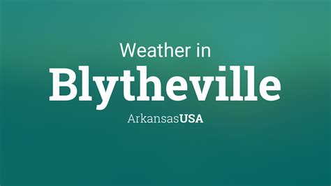 Get the monthly weather forecast for Blytheville, AR,
