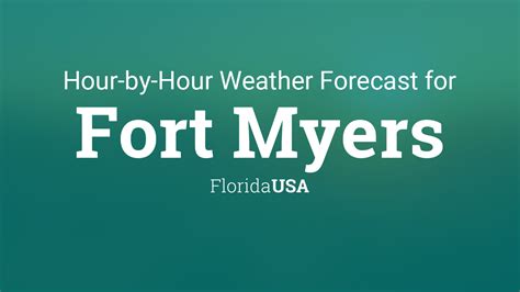Hourly weather forecast in Fort Myers, FL. Check current conditions in Fort Myers, FL with radar, hourly, and more. . 