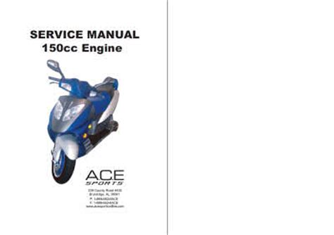 Ace arrow 150cc scooter engine complete workshop manual. - Owners manual for american bantex legacy xl.