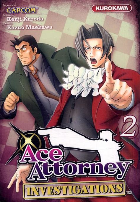 Ace attorney Investigations T2, manga chez Kurokawa de Kuroda,